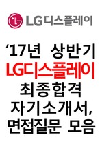 LG디스플레이('17년 상반기) 최종합격 자소서 자기소개서 및 면접질문 모음