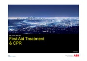 First aid Treatment & CPR (응급처치 및 심폐소생술_영문)
