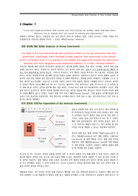 [American Ways] 7장, Government and politics in the United States 시험대비 하나로 완벽하게 정리하기 A+