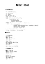 NICU 신생아중환자실 케이스