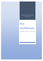 친환경 건축의 중요성과 지속가능한 건축의 연구 조사