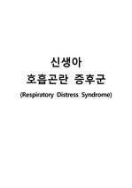 호흡곤란 증후군(Respiratory Distress Syndrome) A+ CASE STUDY