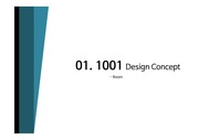 H디자인호텔 객실 컨셉 시안 작업 - 1001( PPT양식)