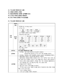 대사성 산증 간호과정 5개