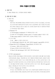 [일반생물학실험]DNA 추출과 전기영동