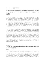 2017 우리은행 IT직 자소서, 자기소개서