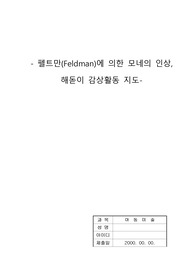 펠트만에 의한 4단계 미술감상 지도, 모네 해돋이 감상활동