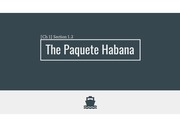 The Paquete Habana