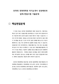 단국대 경영대학원 연구계획서 자기소개서 성공패턴과 면접시험 기출문제