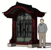 [스케치업 웹툰배경] 조선시대 한옥 당파풍 문