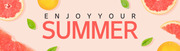 상큼한 여름 과일 음료 편집 디자인 10