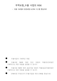 무역보험_무역보험RISK/ERM시스템/무역사보험/무역공보험/무역RISK/RISKMANAGEMENT/무역위험/A+레포트
