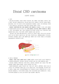원위부 담관암(distal CBD carcinoma) 성인간호학 질환보고서