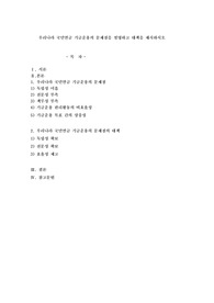 우리나라 국민연금 기금운용의 문제점을 설명하고 대책을 제시하시오