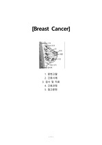유방암/성인간호학/case study/케이스 스터디/A 자료