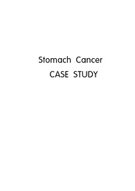 stomach cancer 위암 case