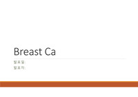 Breast Ca