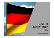 국가 국기 테마 PPT - 독일, 독일기