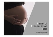 가족 테마 PPT - 임신, 출산1