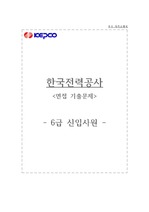 한국전력공사 자소서+면접, 한국전력공사(한전) 6급 신입사원 자기소개서