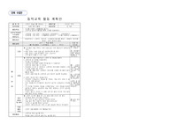 유아동작교육 - 건강과 안전 (만 5세)