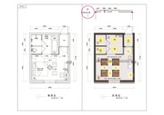 칼라링 작업(PSD파일) - H디자인호텔 객실 천정도-605 1안