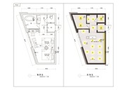 칼라링 작업(PSD파일) - H디자인호텔 객실 천정도-501 1안