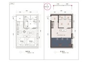 칼라링 작업(PSD파일) - H디자인호텔 객실 천정도-407 2안