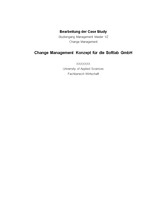 Change Management Konzept für die Softlab GmbH (독일어)