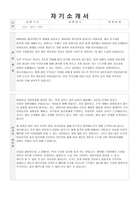 취업 성공을 위한 사회복지사 자소서와 이력서 양식