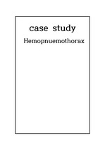 혈흉(hemothorax) Case study