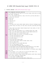 신체상장애 간호진단