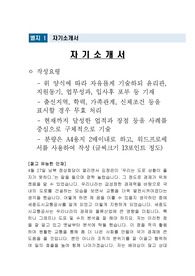 세종도시교통공사 일반직 직원 채용 자소서