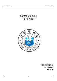 [인하대 토질역학 및 실험] 다짐 시험 보고서 (A+)
