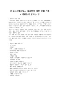 합격!! CJ올리브네트웍스 올리브영 매장 면접 기출 : 지원동기 말하는 팁!