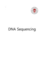 서강대학교 현대생물학실험2 DNA Sequencing