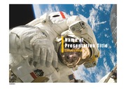 PPT양식 템플릿 배경 - 우주, 우주비행사3
