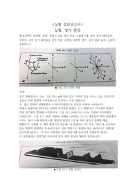 [기초광학실험] 빛의 편광 결과보고서