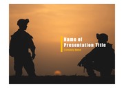 PPT양식 템플릿 배경 - 전쟁, 군인1