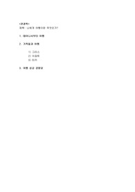 나에게 여행이란 무엇인가