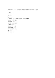2002년 월드컵 이후 우리나라축구의 퇴화되는 문제점과 개선방향2