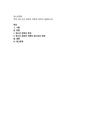청소년과 문화적 역량에 대하여 설명하시오