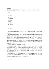 질문지법과 면접법의 특징, 장단점 기술하고, 두 연구방법을 비교설명
