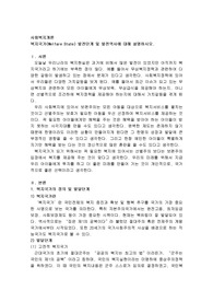 복지국가(Welfare State) 발전단계 및 발전역사에 대해 설명