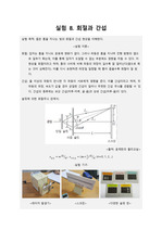 일반물리실험 A+자료 회절과간섭 결과레포트