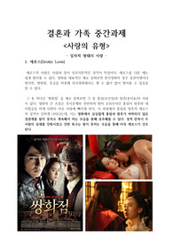 결혼과 가족) 사랑의 유형