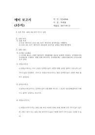 &lt;A+&gt; AND, OR, NOT 게이트 실험보고서 (예비, 결과)