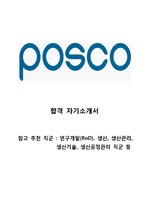 포스코(POSCO) 챌린지 인턴십 합격 자기소개서 (이공계 자소서)
