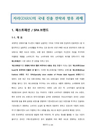자라(ZARA)의 국내 진출 전략과 향후 과제