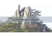 PowerPoint Template (산, 바위)